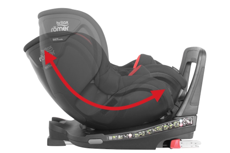An extra recline feature on a special purpose child restraint